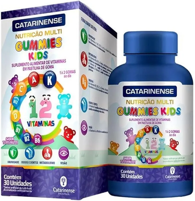 Catarinense Gummies Kids Nutrição Multi