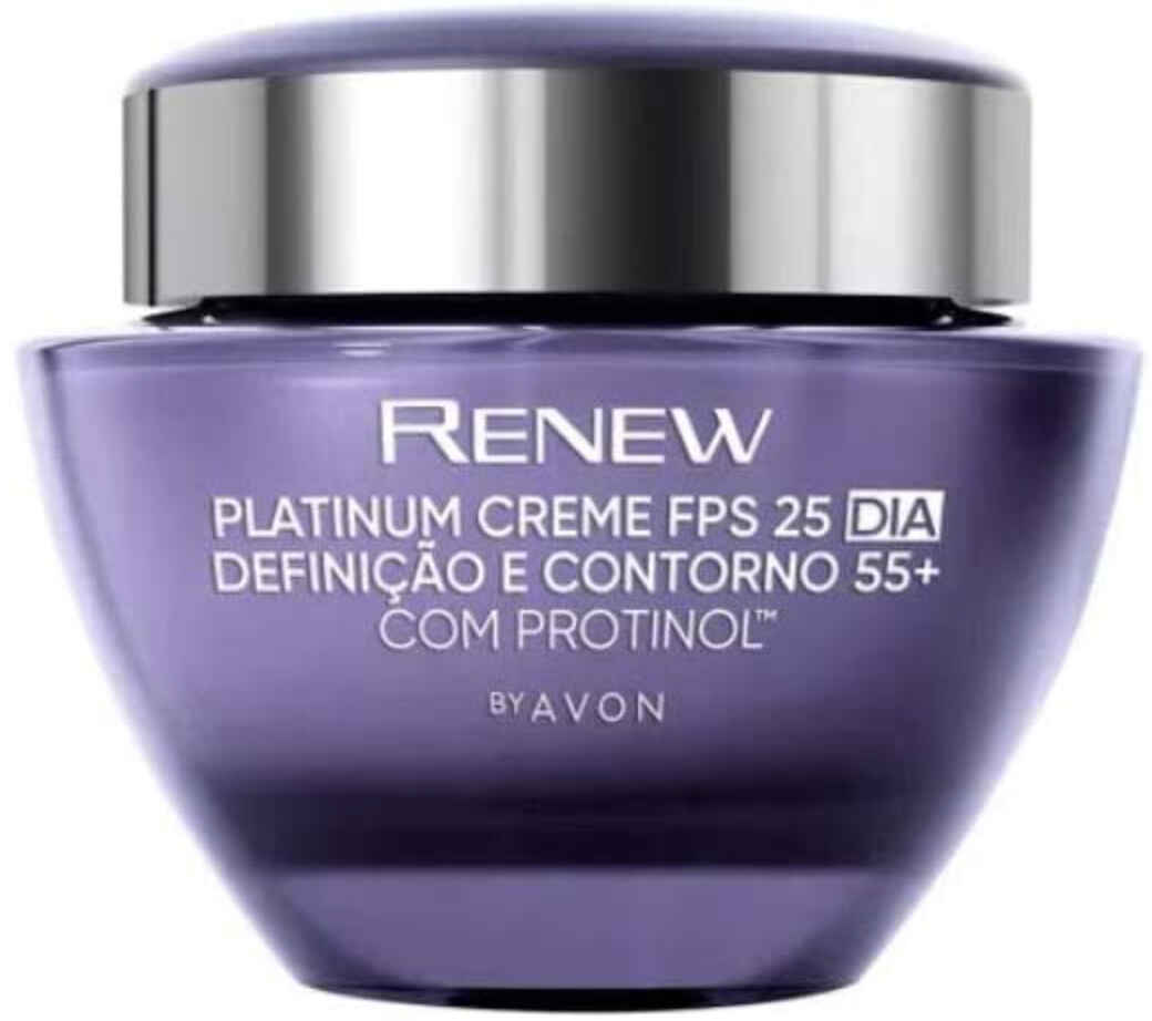 Avon Creme Renew Platinum dia Definição e Contorno 55+ Fps25